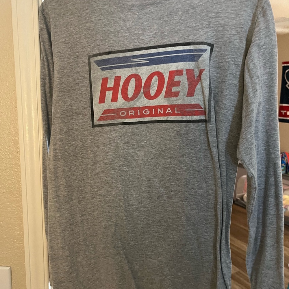 Hooey Original Gray Long Sleeve Shirt